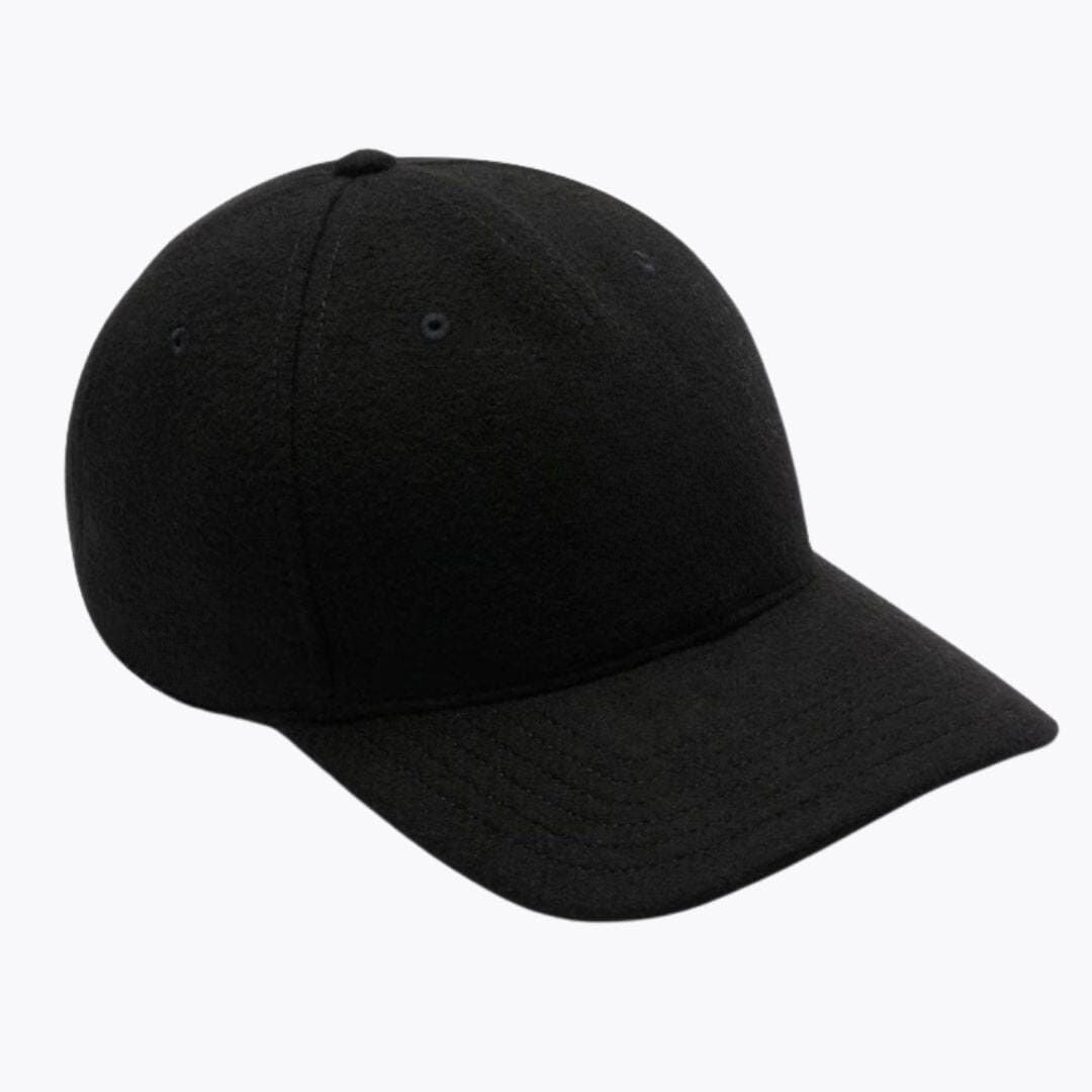 Wool Felt Baseball Cap Lacoste Elorien Black