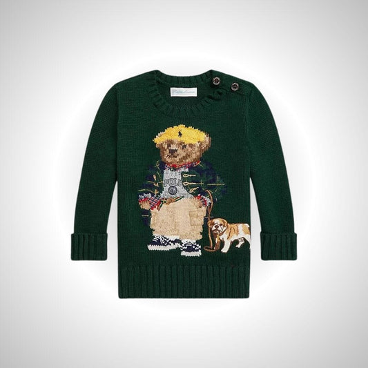 Sweater Bear | Pre-Spring Polo Cashmere Sweater Moss Agate Ralph Lauren Elorien 