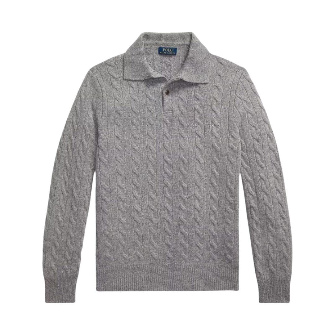 Wool–Cashmere Cable-Knit Jumper Ralph Lauren Elorien Grey S 