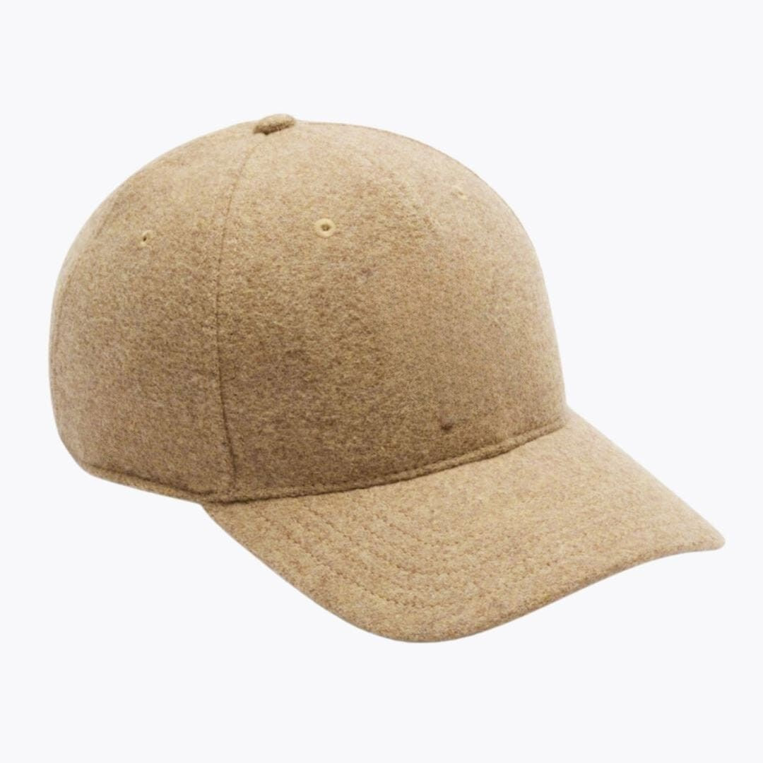 Wool Felt Baseball Cap Lacoste Elorien Beige 